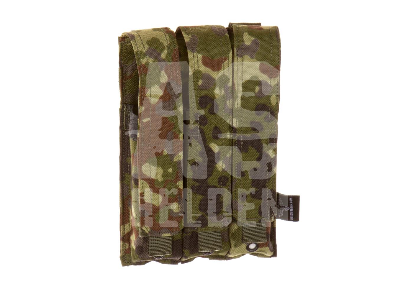 Tarnmuster-Magazintasche mit drei Fächern für Airsoft-Zubehör.