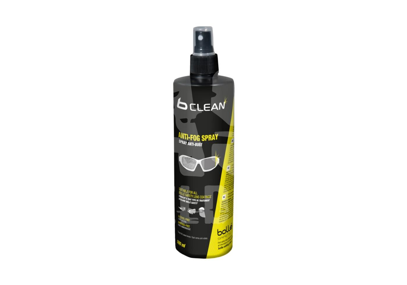Bollé Anti-Beschlag-Spray-Flasche, 500 ml, für Airsoft-Schutzbrillen.