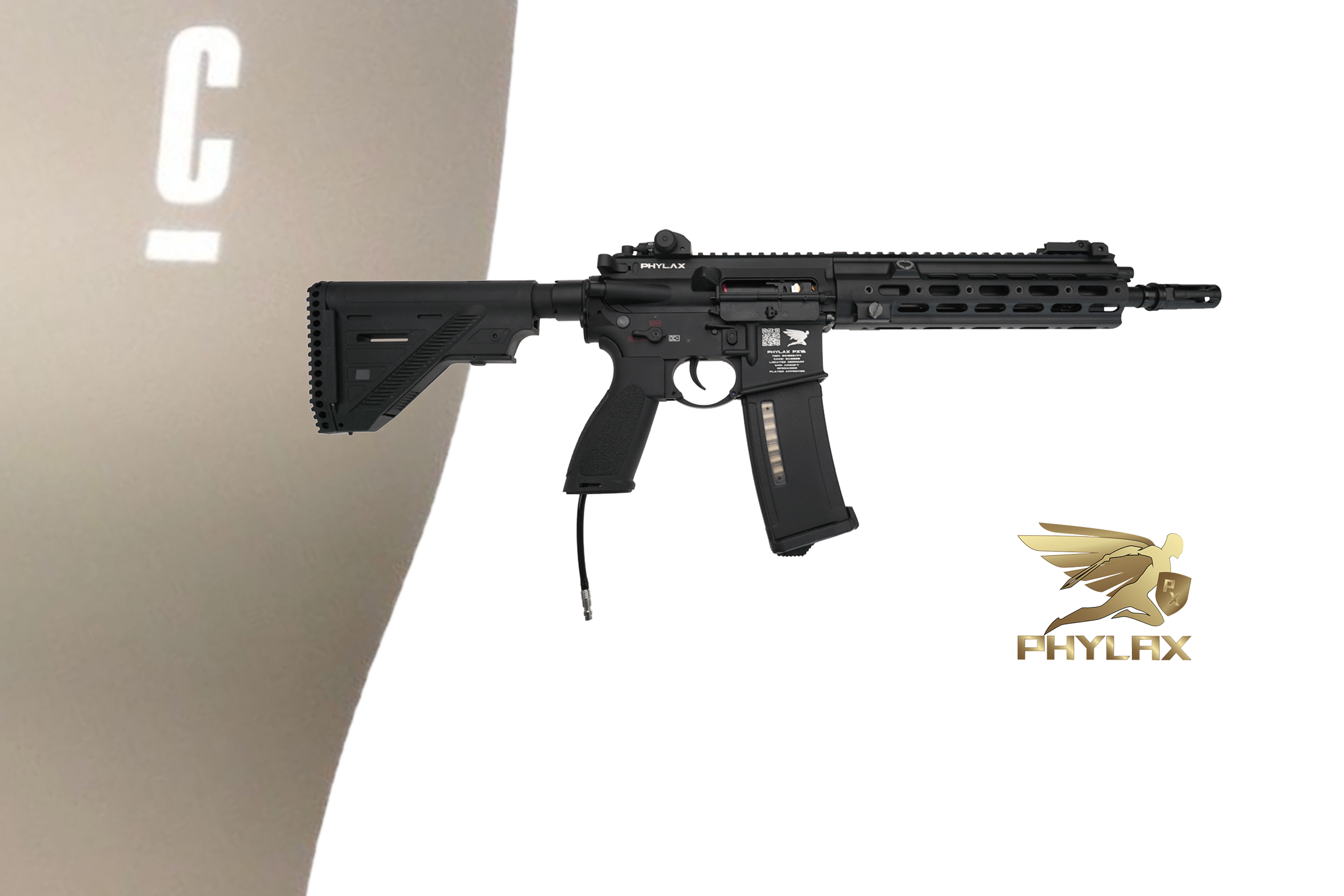 Phylax HPO PX16 Black Wolverine Inferno with Titan II x Cerakote Bull Shark Grey - ab 18 Jahren