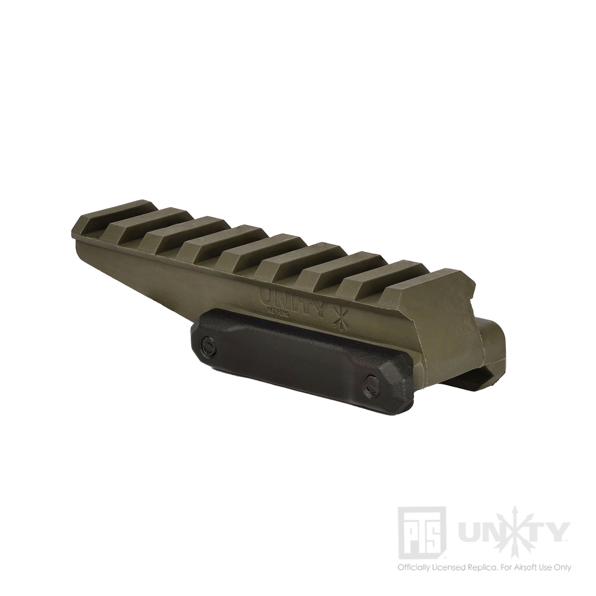 PTS Unity Tactical FAST Optic Riser (Polymer) od green
