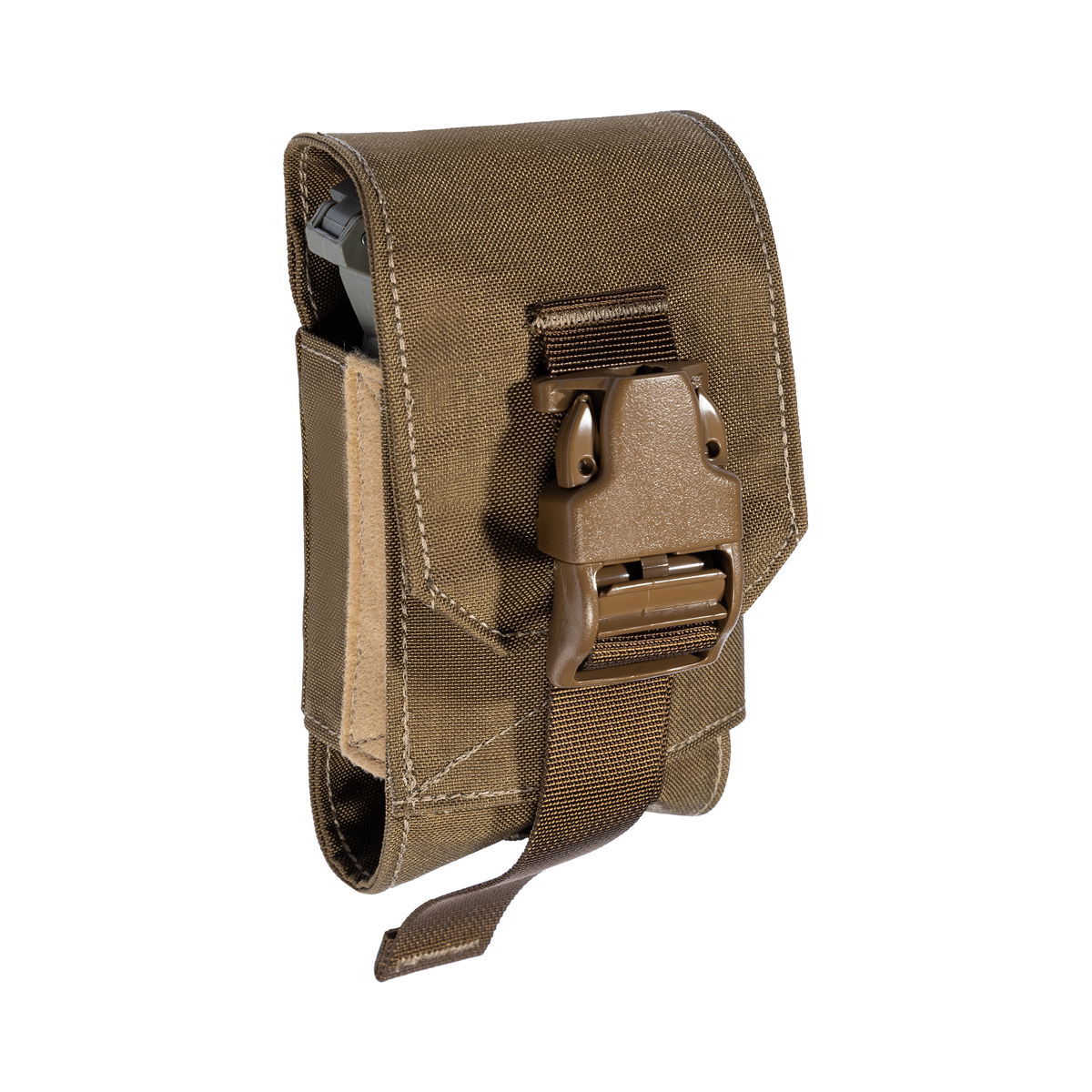 Taktische Molle-Tasche mit Schnalle in Olivgrün für Airsoft-Zubehör.