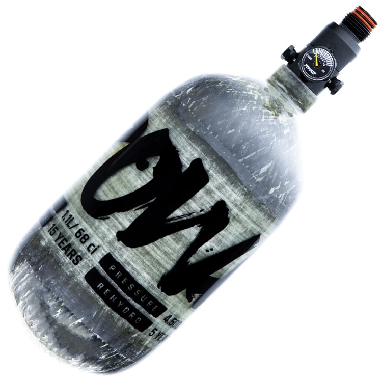POWAIR Carbon Series HP System 1,1l Flasche, 300bar Regulator