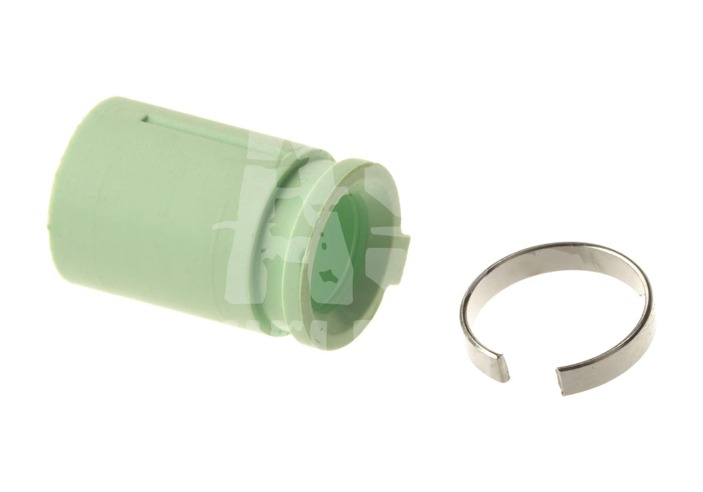 Maple Leaf Autobot Hop Up Rubber 50° für VSR-10 & GBB Grünes Airsoft-Hop-Up-Gummi mit Metallring für präzise Schussteuerung.