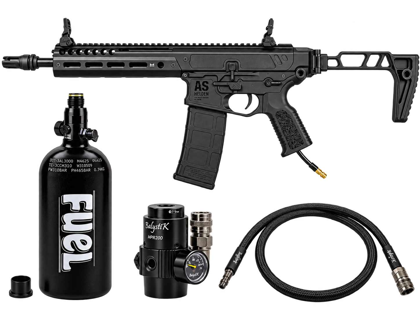 HPA L Set Airsoft Helden HR556 10" Black S-HPA - ab 18 Jahren