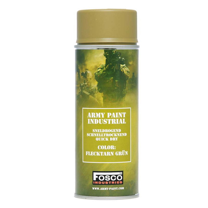Fosco Industries Army Paint 400 ml Sprühdose, Army Paint, Farbe: Flecktarn Grün, schnell trocknend, von Fosco Industries.