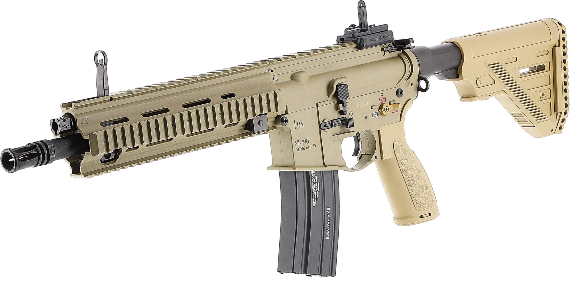 Umarex Heckler und Koch H&K 416 A5 Sportsline mit Tracer Sand - S-AEG - ab 18 Jahren