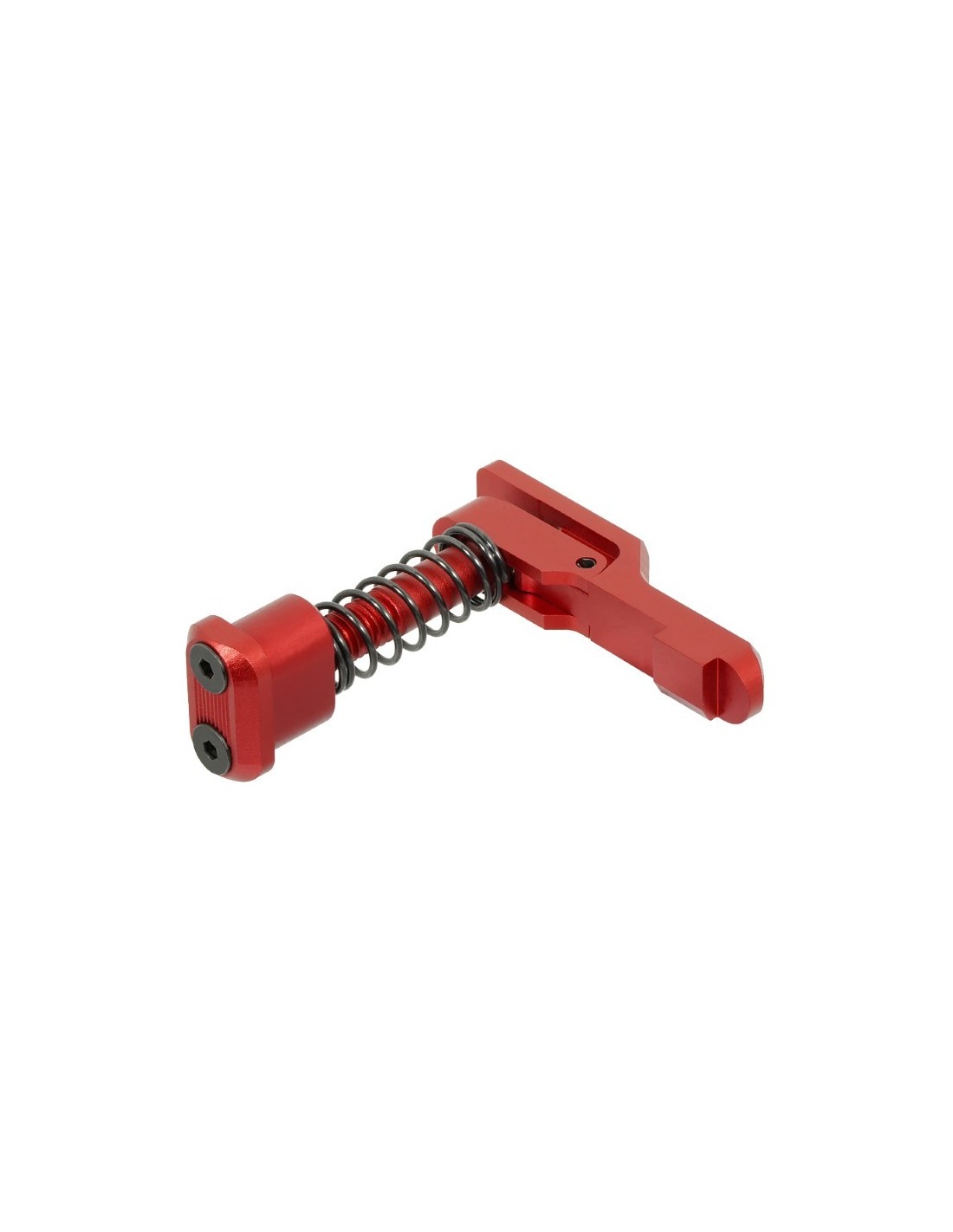 Maxx Model CNC advanced Magazine Release Style C for MTW M4 - Red