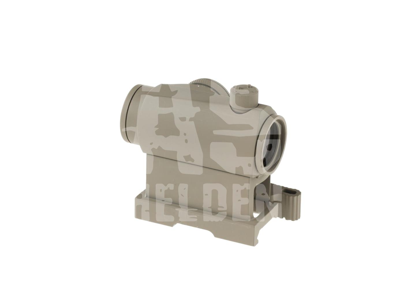 AIM-O RD-1 QD Red Dot Airsoft Red Dot Visier in Tan, kompakt und robust für präzise Zielerfassung.