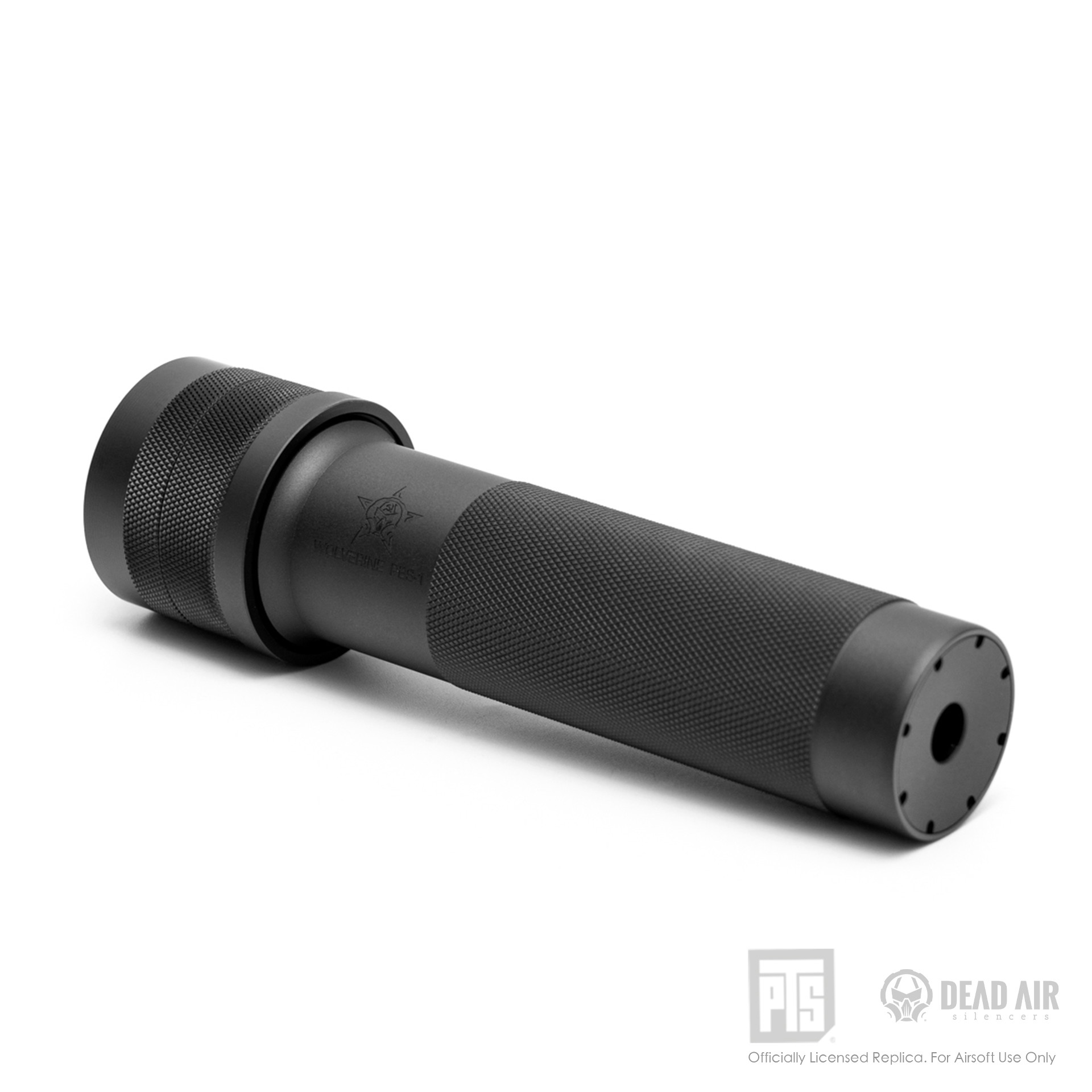 PTS Dead Air Wolverine Mock Dummy Silencer - Tracer Version  - Schwarz 