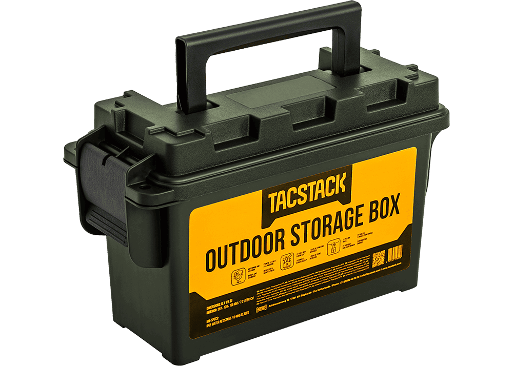 Tacstack 28.7x12.8x19.6cm Outdoor Storage Box dark green