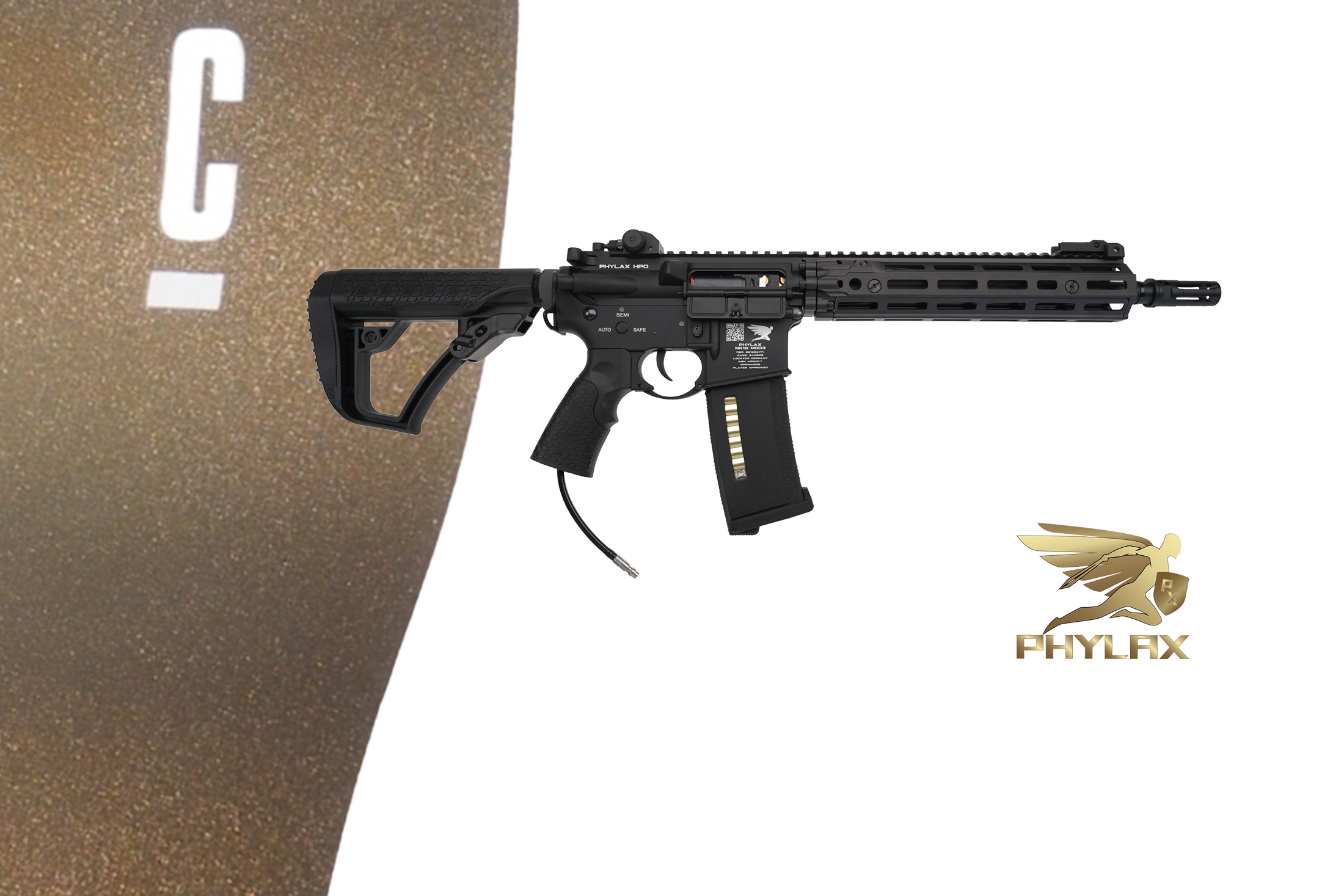 Phylax HPO MK18 Ris III Black Wolverine Inferno with Titan II x Cerakote Burnt Bronze - ab 18 Jahren