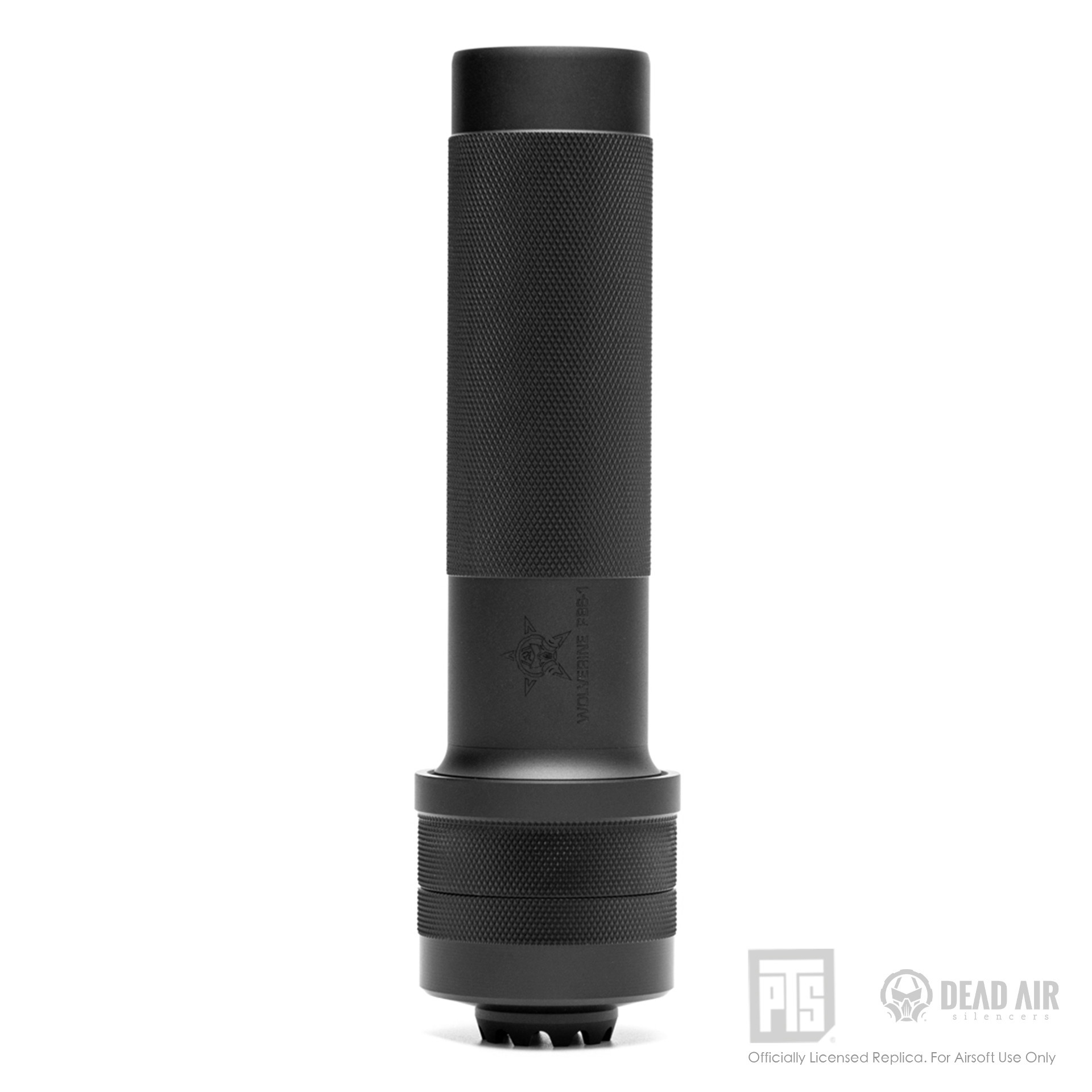 PTS Dead Air Wolverine Mock Dummy Silencer - Tracer Version  - Schwarz 