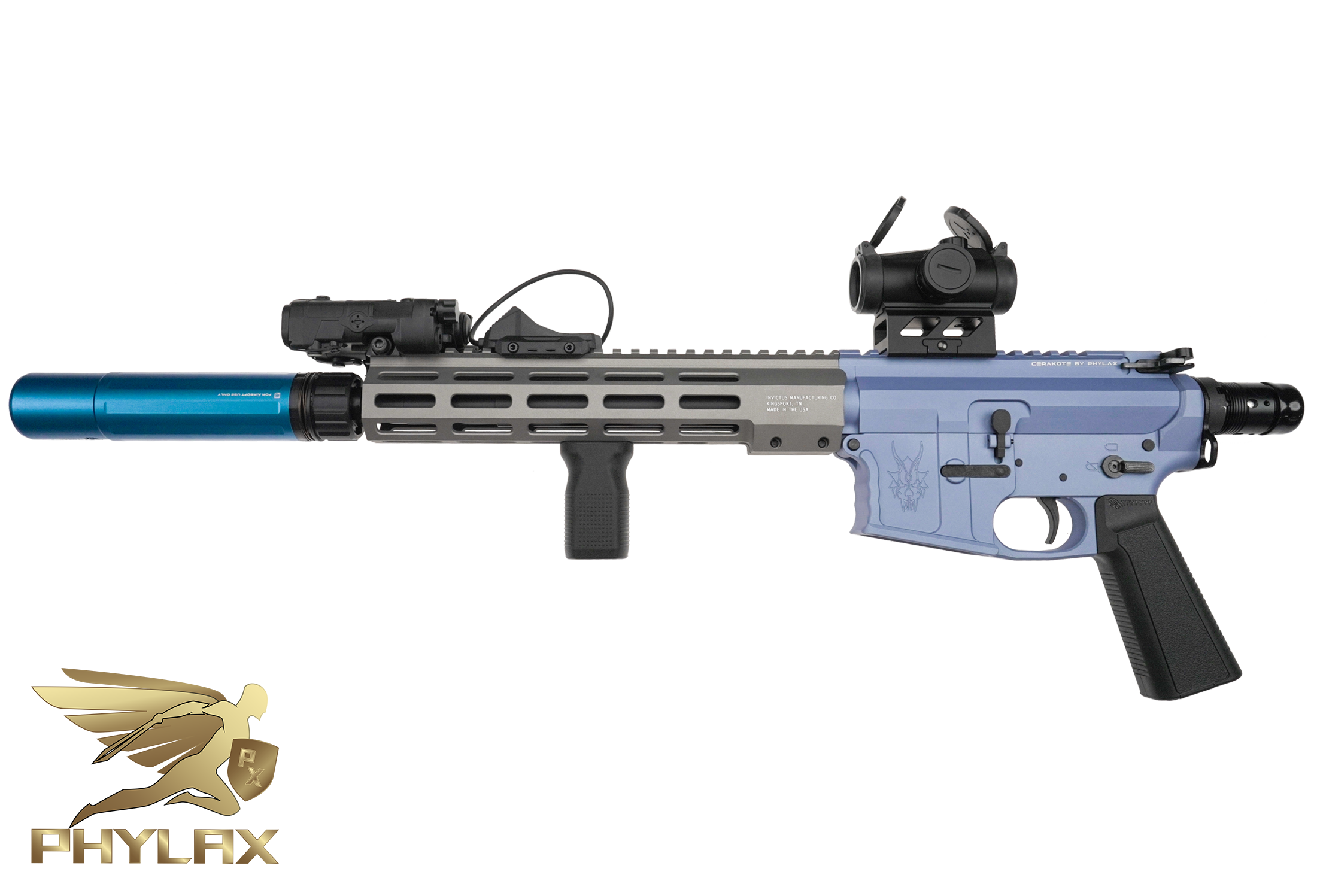 One of One Wolverine MTW Unleashed 10,3" Cerakote Polar Blue x Gun Metal Grey - ab 18 Jahren