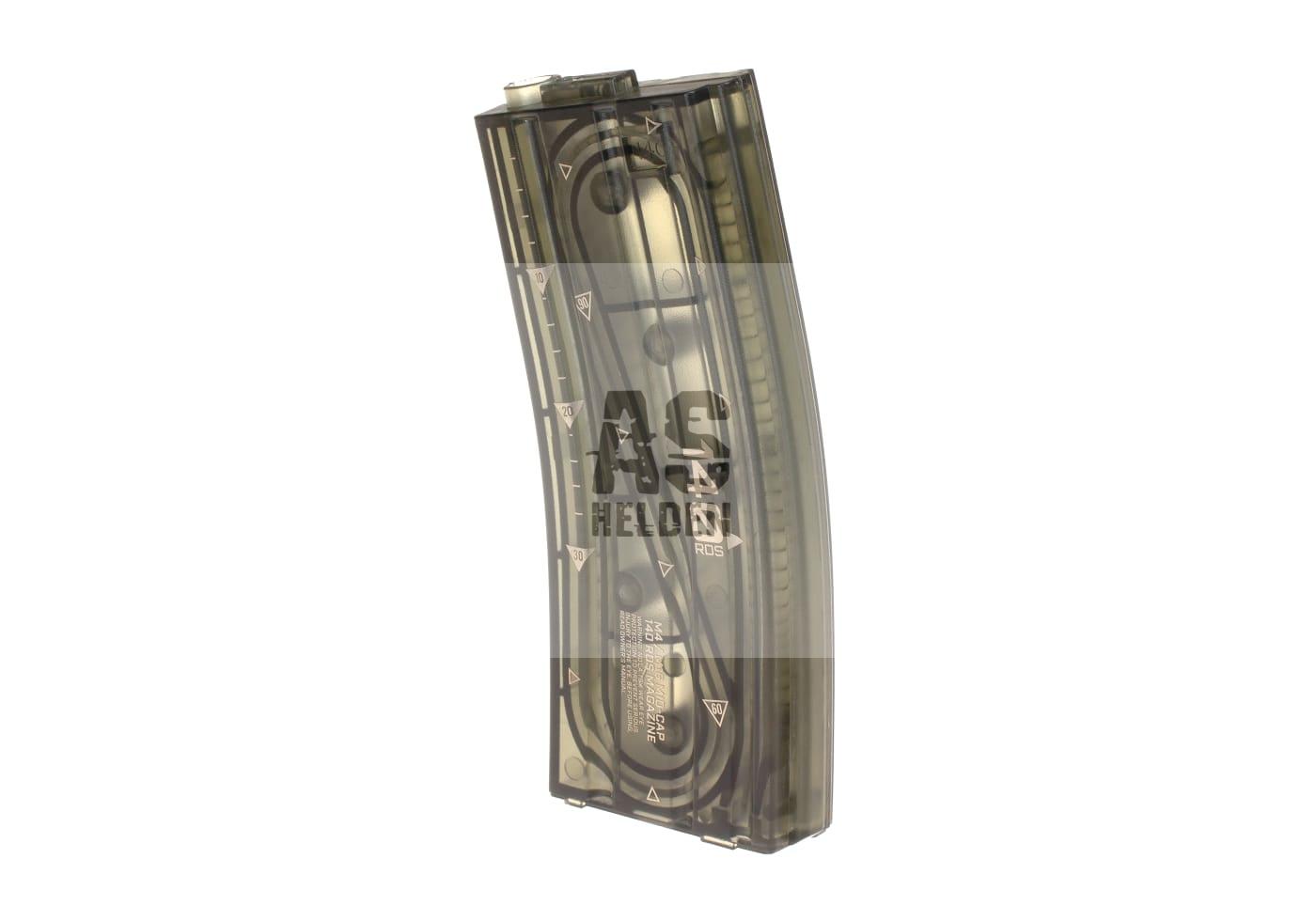 Magazine M4 Midcap 140rds - Transparent (Ares)