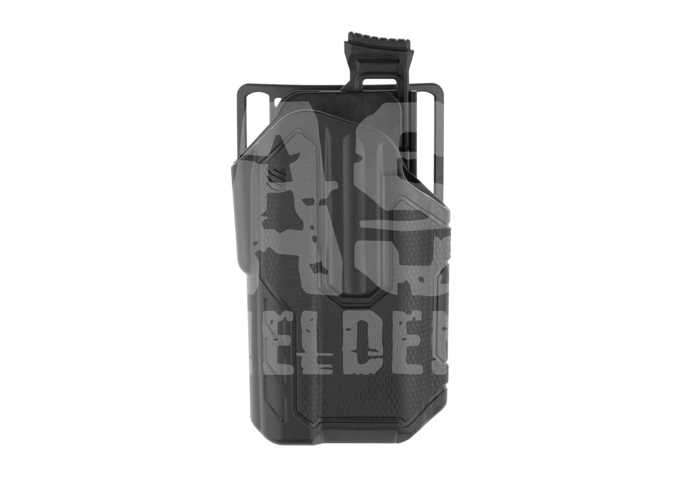 Omnivore Holster für Surefire X300/X300U-A Schwarzes Holster für Airsoft-Pistolen mit Gürtelbefestigung, robuste Bauweise.