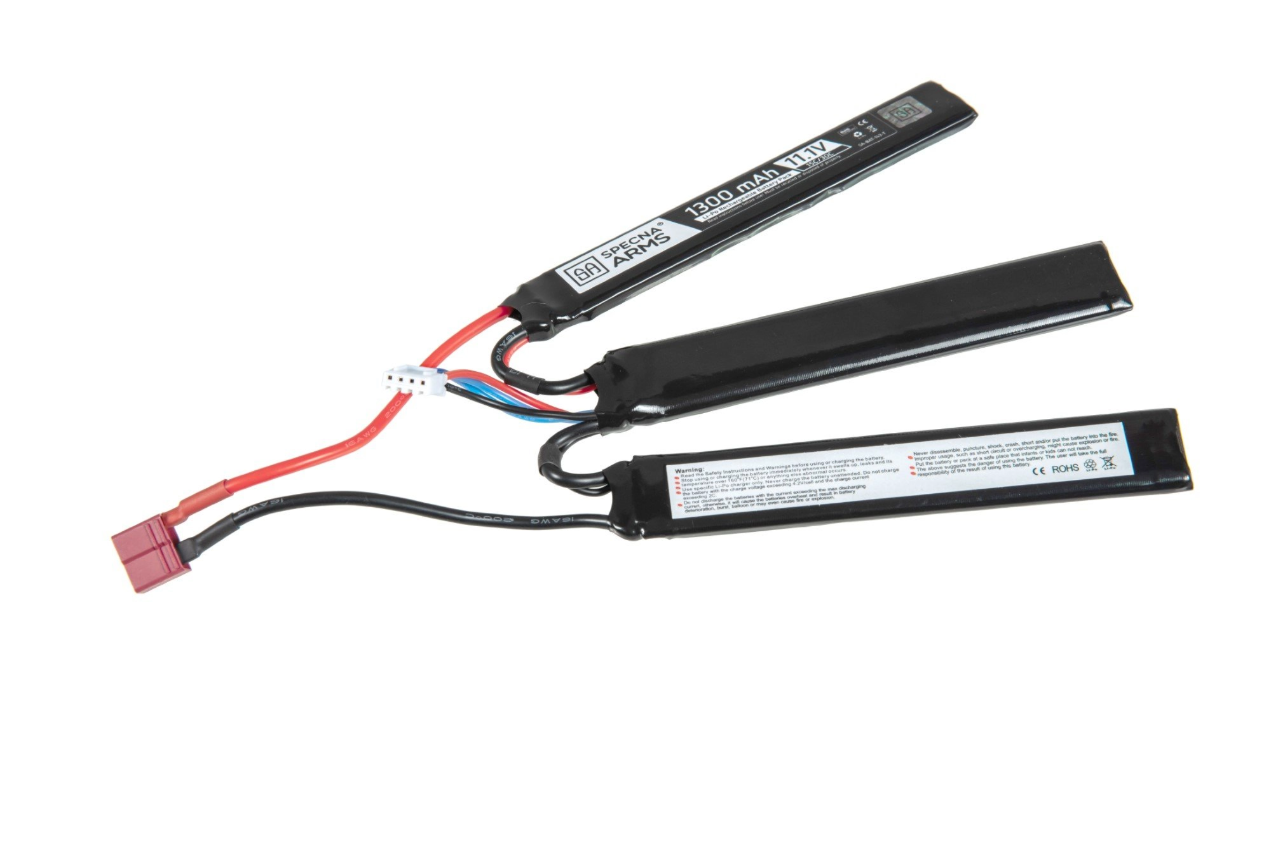 Specna Arms LiPo 11.1V 1300mAh 15/30C Butterfly T-Plug