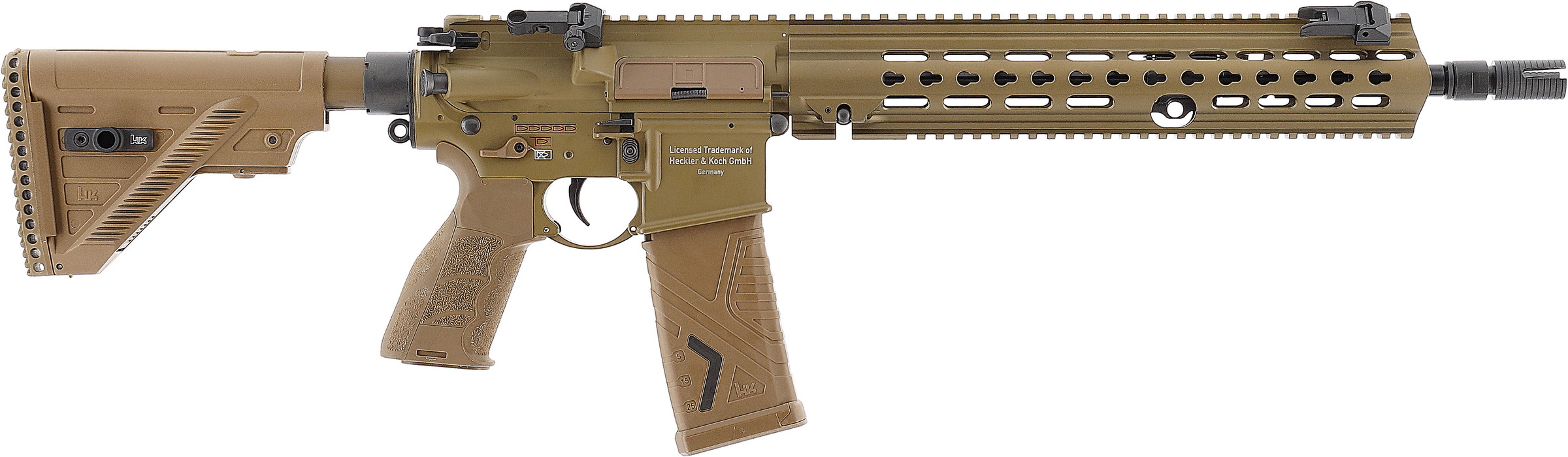 Umarex Heckler & Koch G95K S-AEG + Gratis Phylax Waffenkoffer 100cm Wave Foam, RAL8000  - ab 18 Jahren