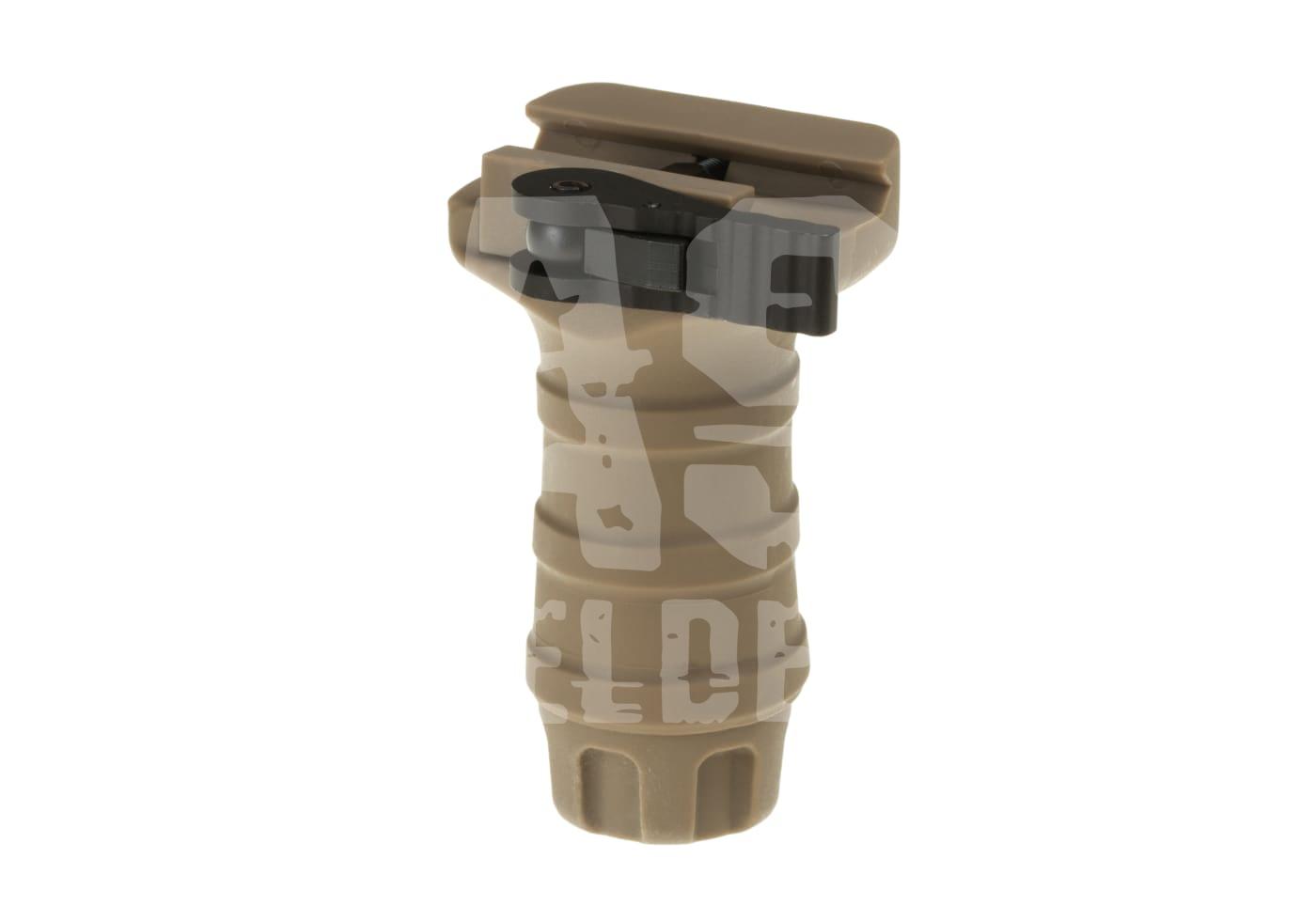 Tanfarbene Griffschiene, ergonomischer Handgriff zur Montage an Airsoft-Waffen.