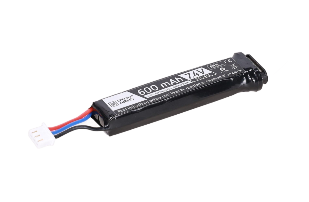 Specna Arms 600mAh 20C 7.4V AEP LiPo-Akku