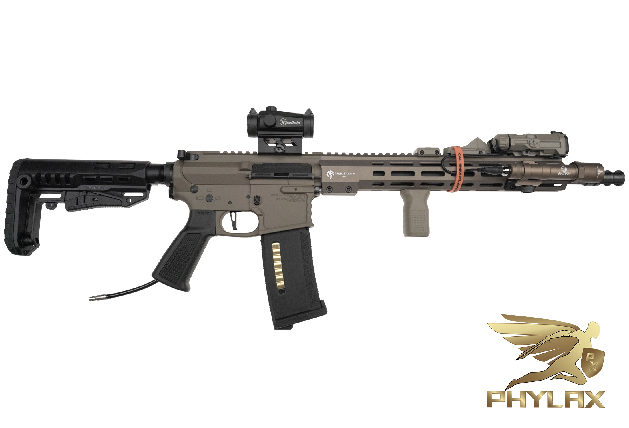 One of One Wolverine Airsoft MTW Tactical 14" Cerakote Smoke Bronze x Glock FDE - ab 18 Jahren