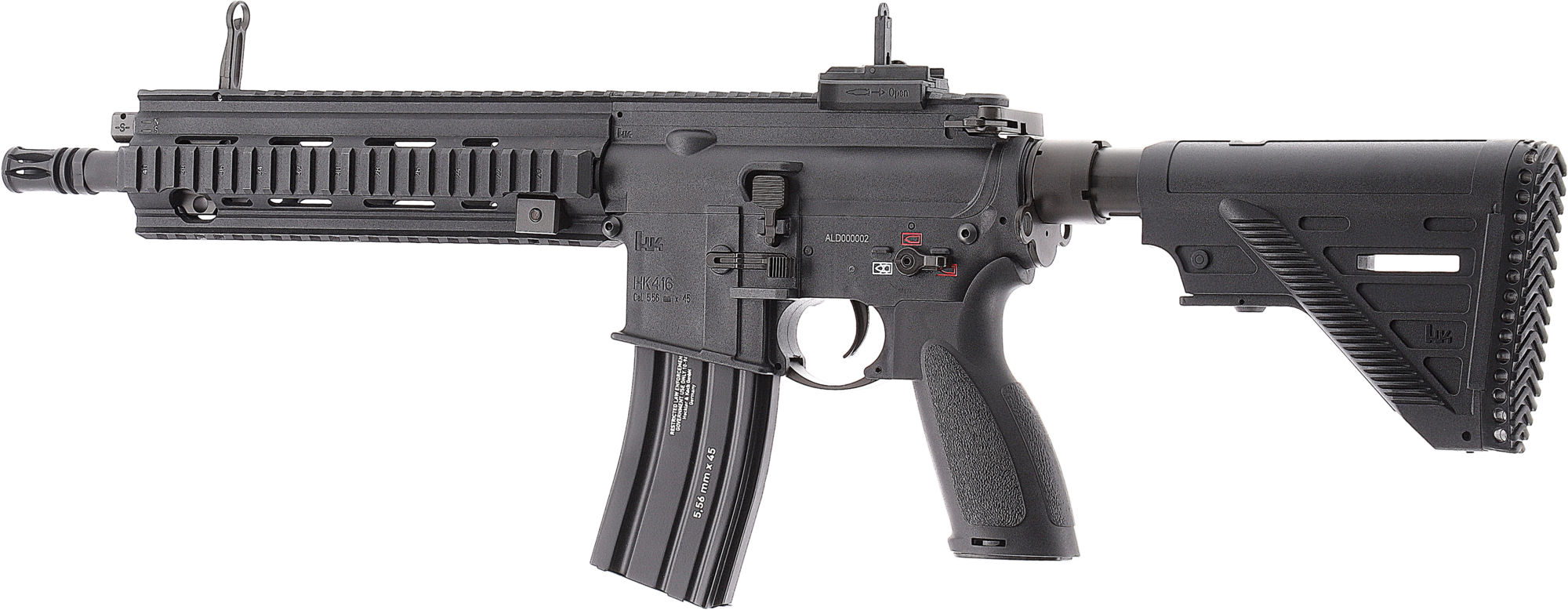Umarex Heckler und Koch H&K 416 A5 Sportsline mit Tracer Schwarz - S-AEG - ab 18 Jahren