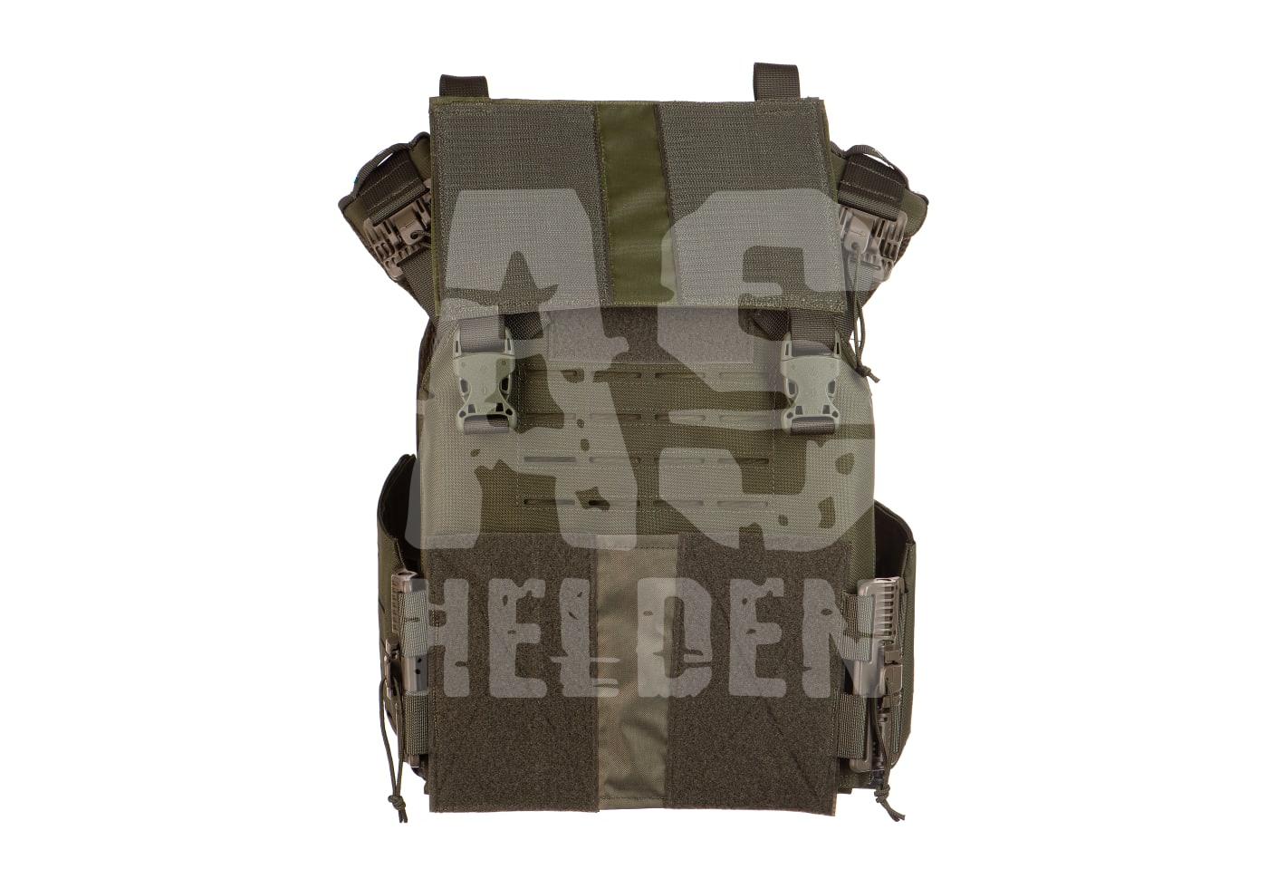 Reaper QRB Plate Carrier Taktische Weste in olivgrün mit Molle-System und Schnellverschlüssen für Airsoft.