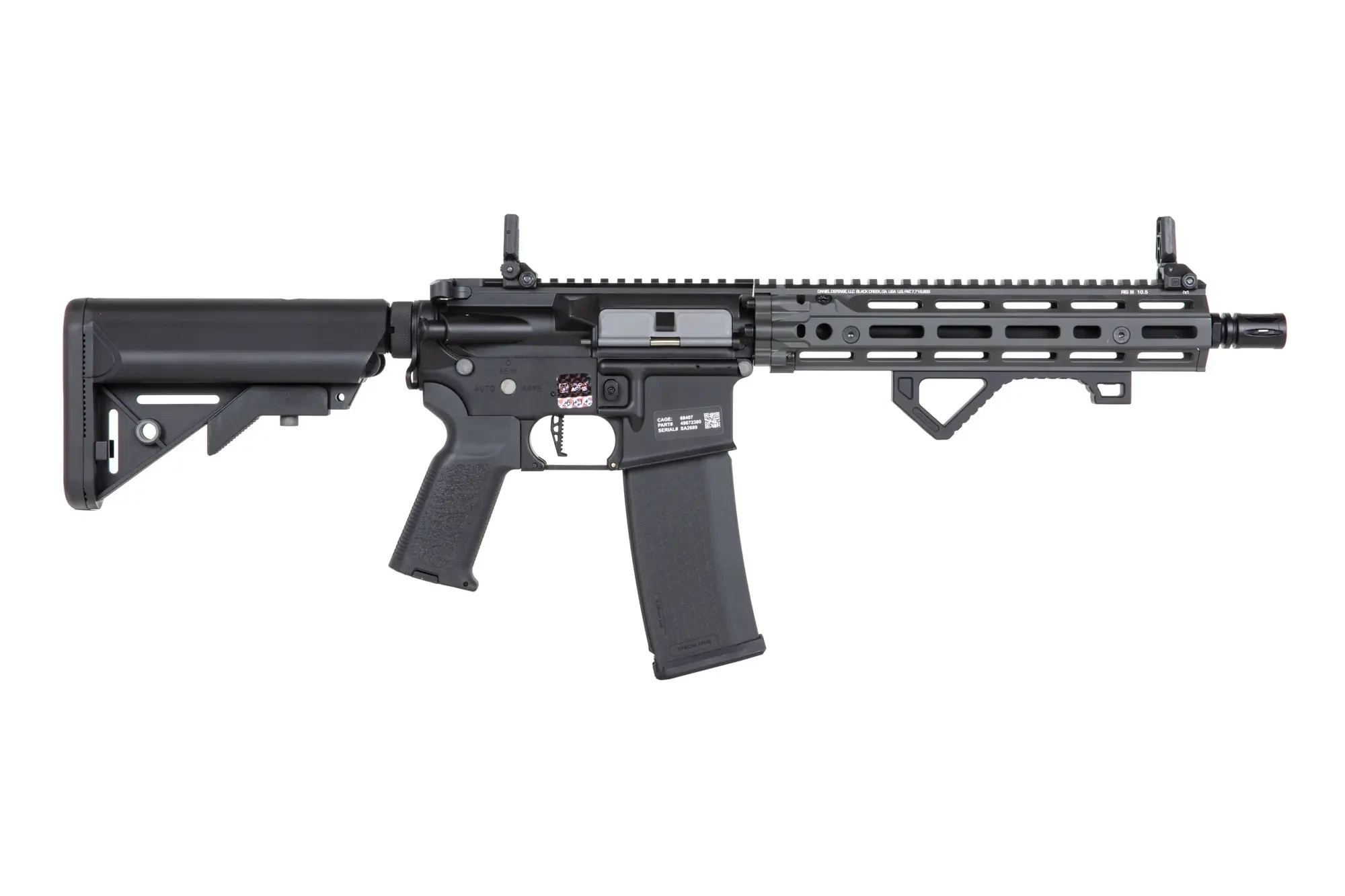 Specna Arms Daniel Defense RIS III SA-P27 Prime mit Gate Aster II Grau S-AEG - ab 18 Jahren