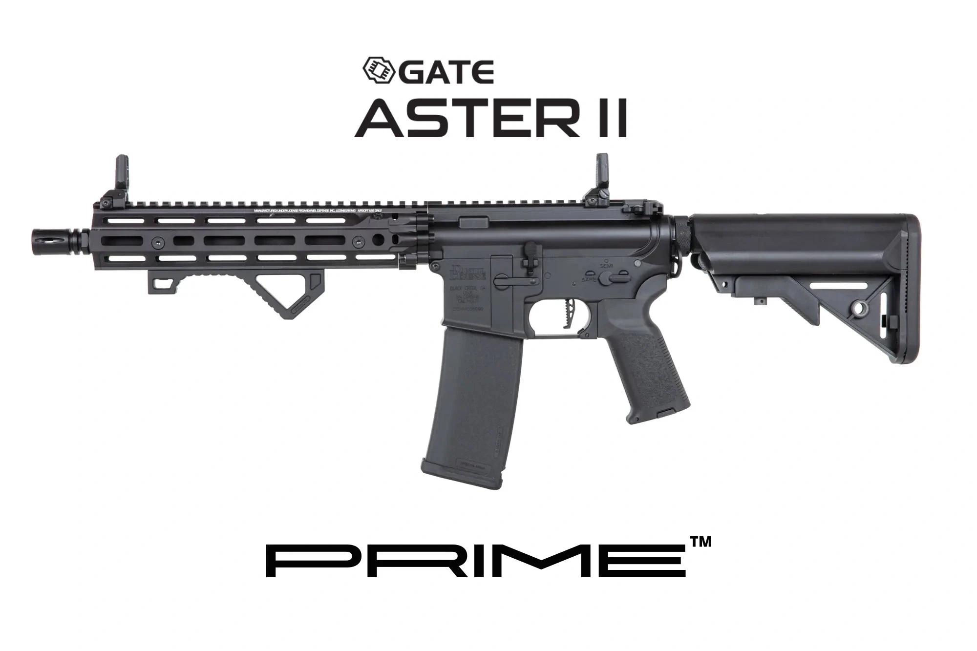 Specna Arms Daniel Defense RIS III 10,5" SA-P27 Prime mit Gate Aster II Schwarz S-AEG - ab 18 Jahren