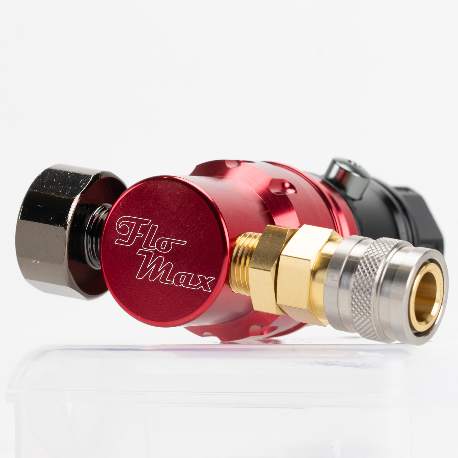 MechLabs FLO Max+ ON/OFF HPA Regulator red