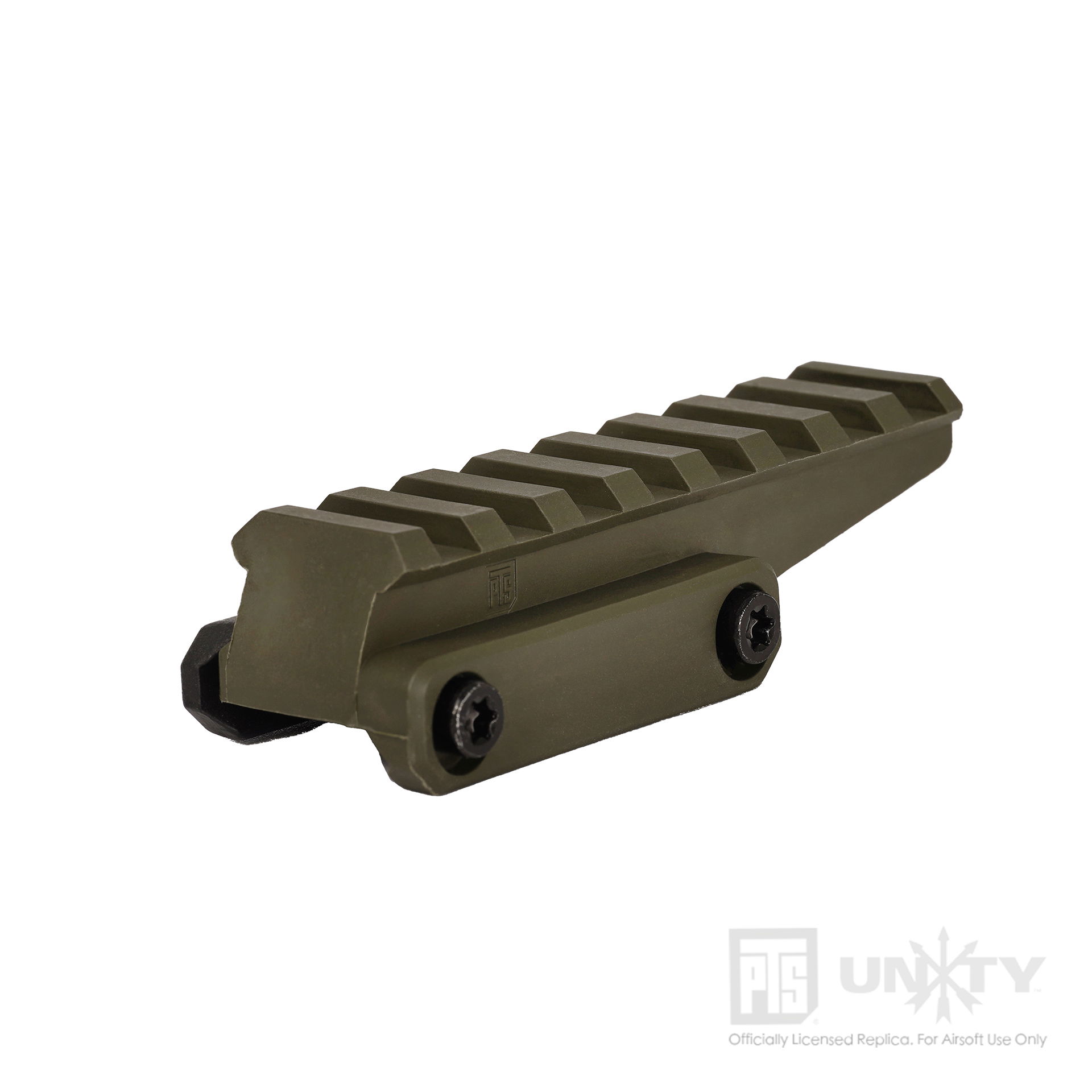PTS Unity Tactical FAST Optic Riser (Polymer) od green