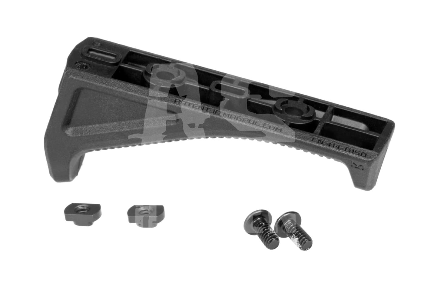 M-LOK AFG Angled Fore-Grip Schwarzer M-LOK Winkelgriff für Airsoft-Waffen mit Befestigungsschrauben.