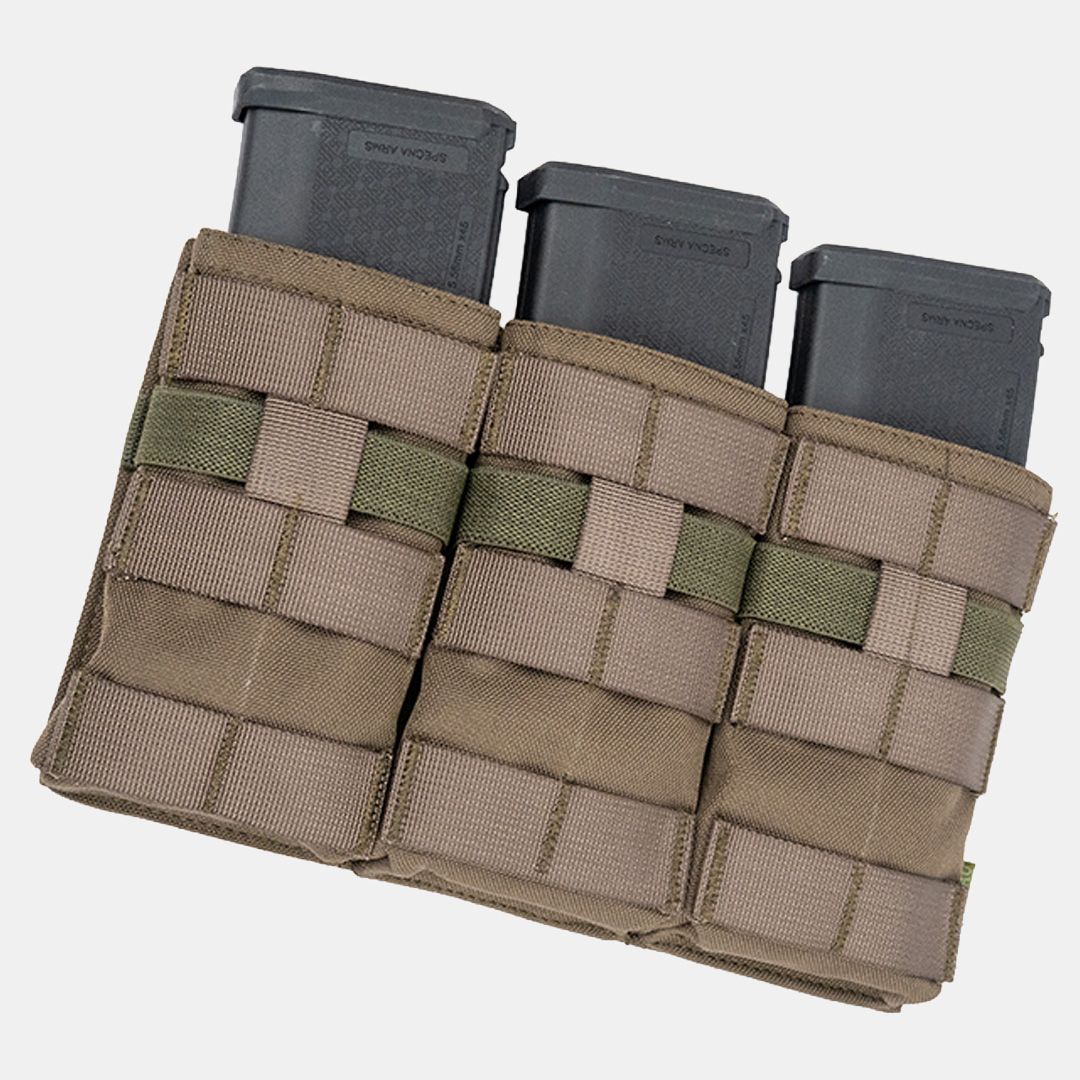 Zip Tac M4 Triple Mag Pouch ranger green