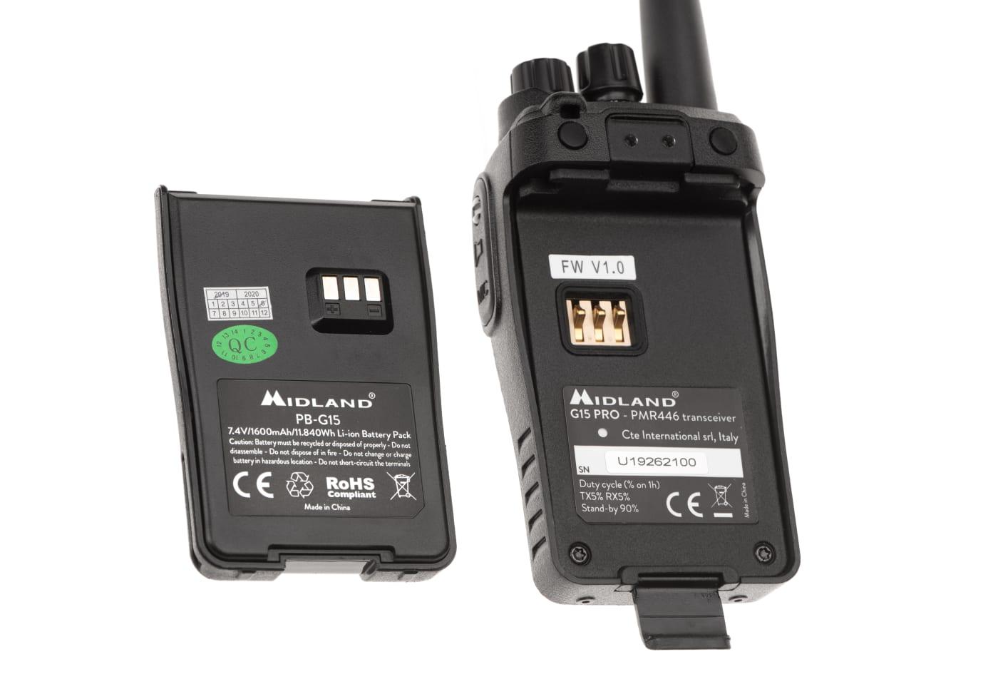 Midland G15 Pro NC PMR446