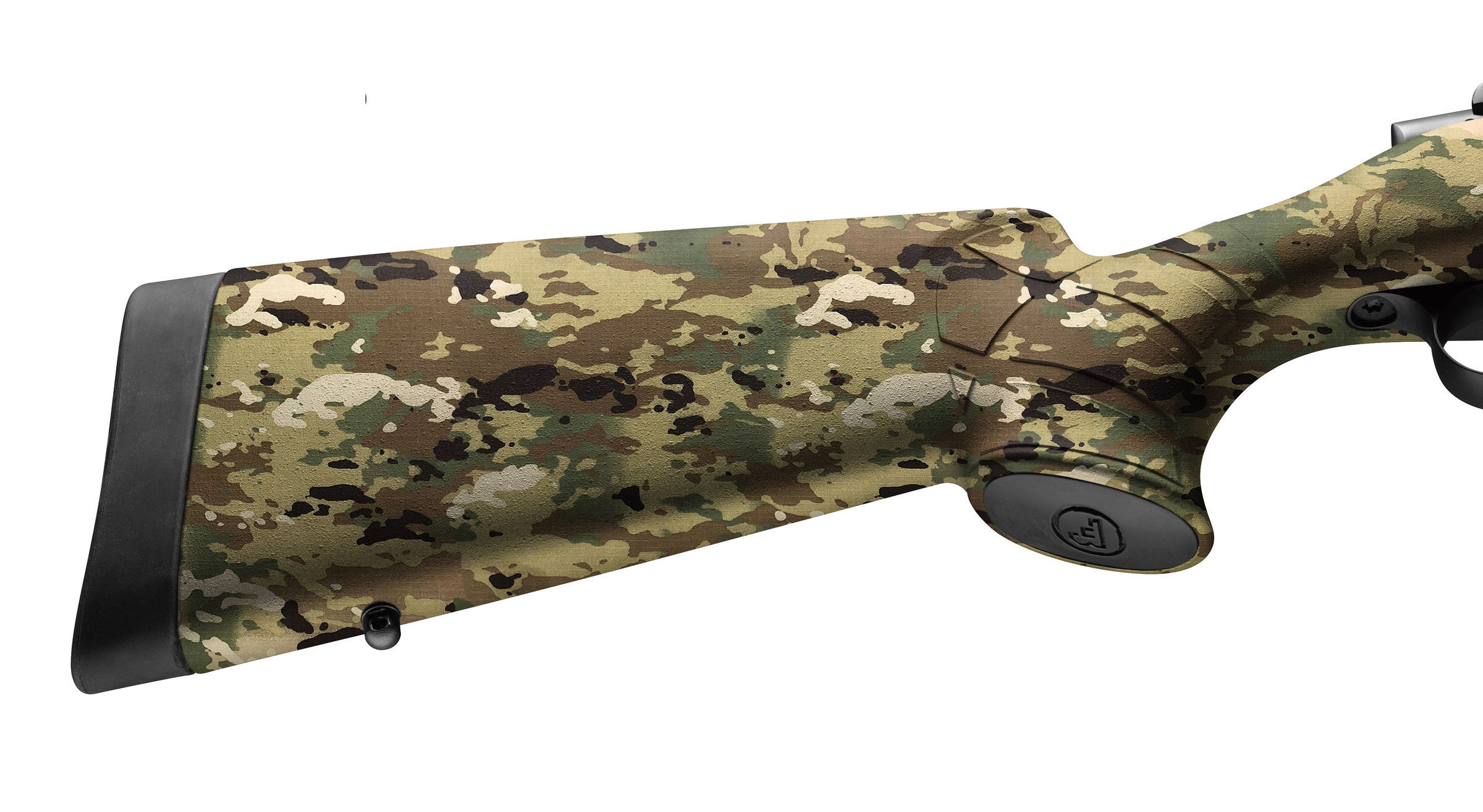 GunsWrap Rifle Skins Gewehrschaft mit Tarnmuster für Airsoft, seitlich abgebildet.