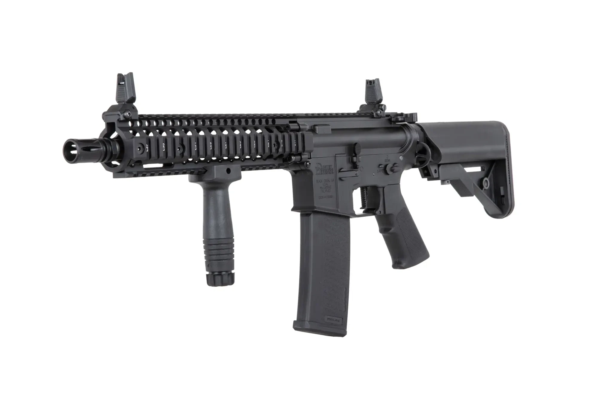 Specna Arms Daniel Defense MK18 SA-P19 Prime mit Gate Aster II Schwarz S-AEG - ab 18 Jahren
