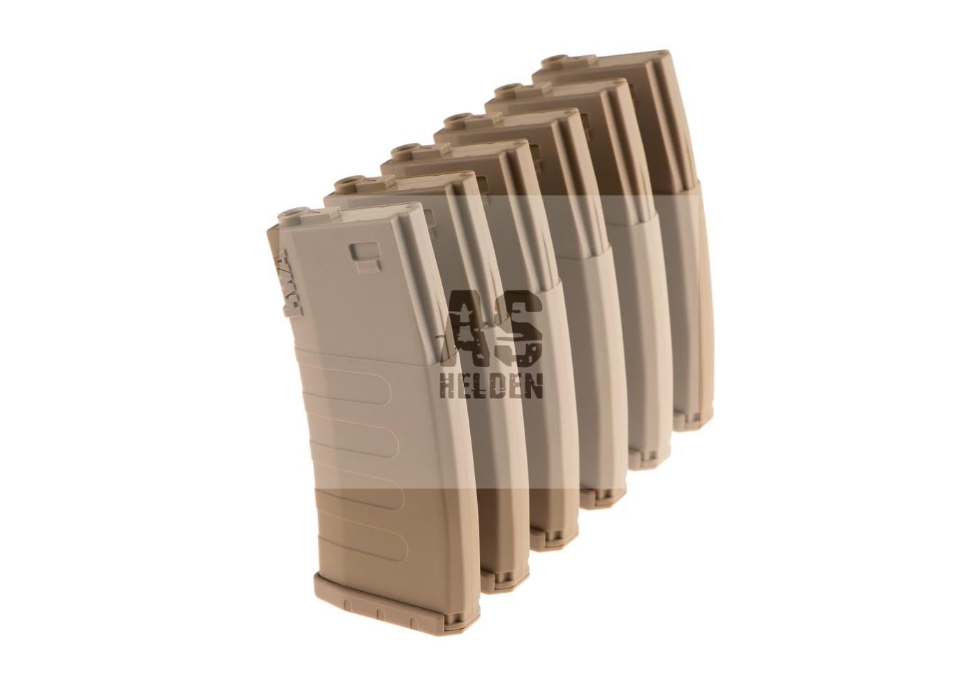 Magazine K120 M4 Midcap 120rds 6-pack - Dark Earth (KWA)