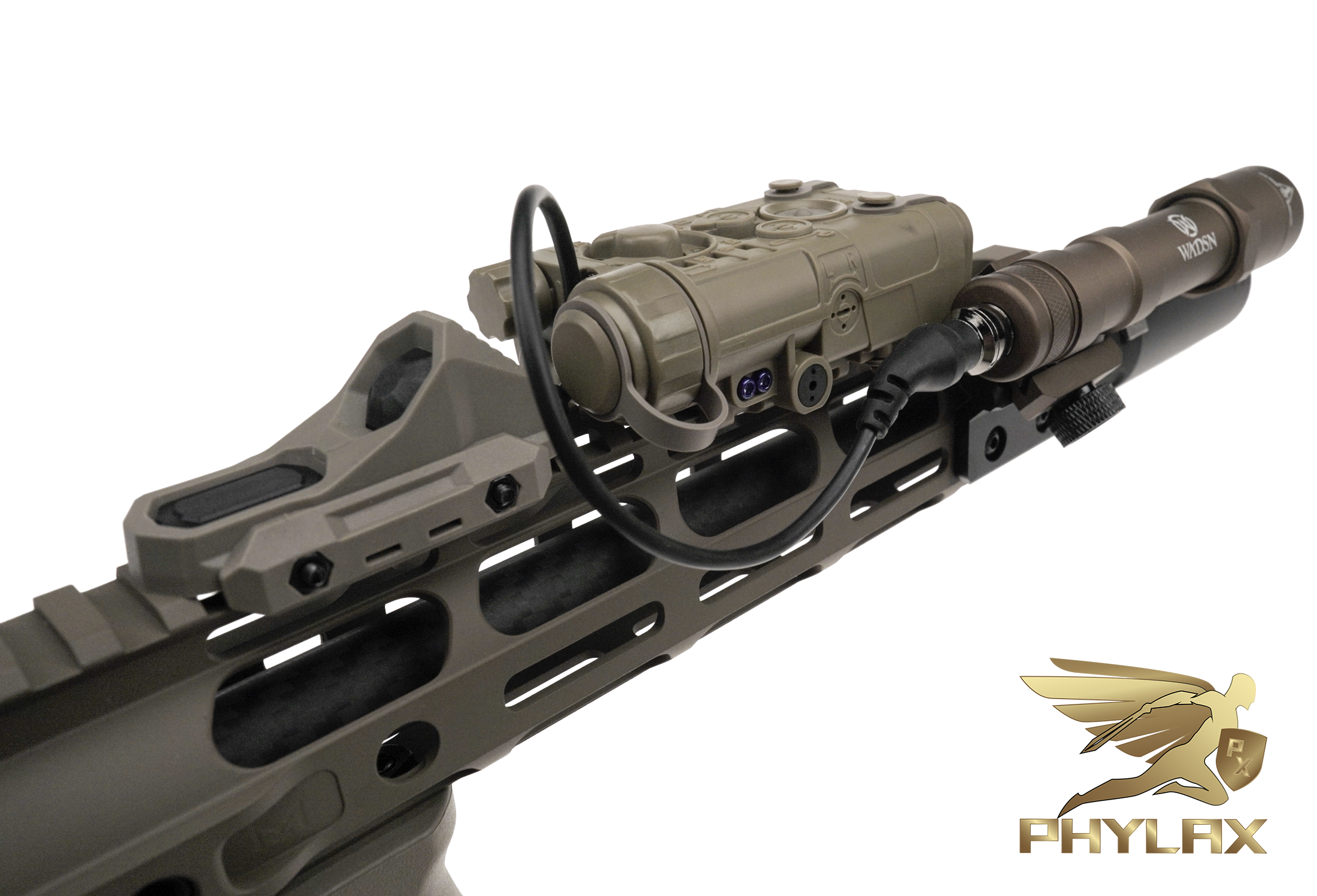 One of One Wolverine Airsoft MTW Forged, 10,3" Cerakote RAL8000 x Glock FDE - ab 18 Jahren