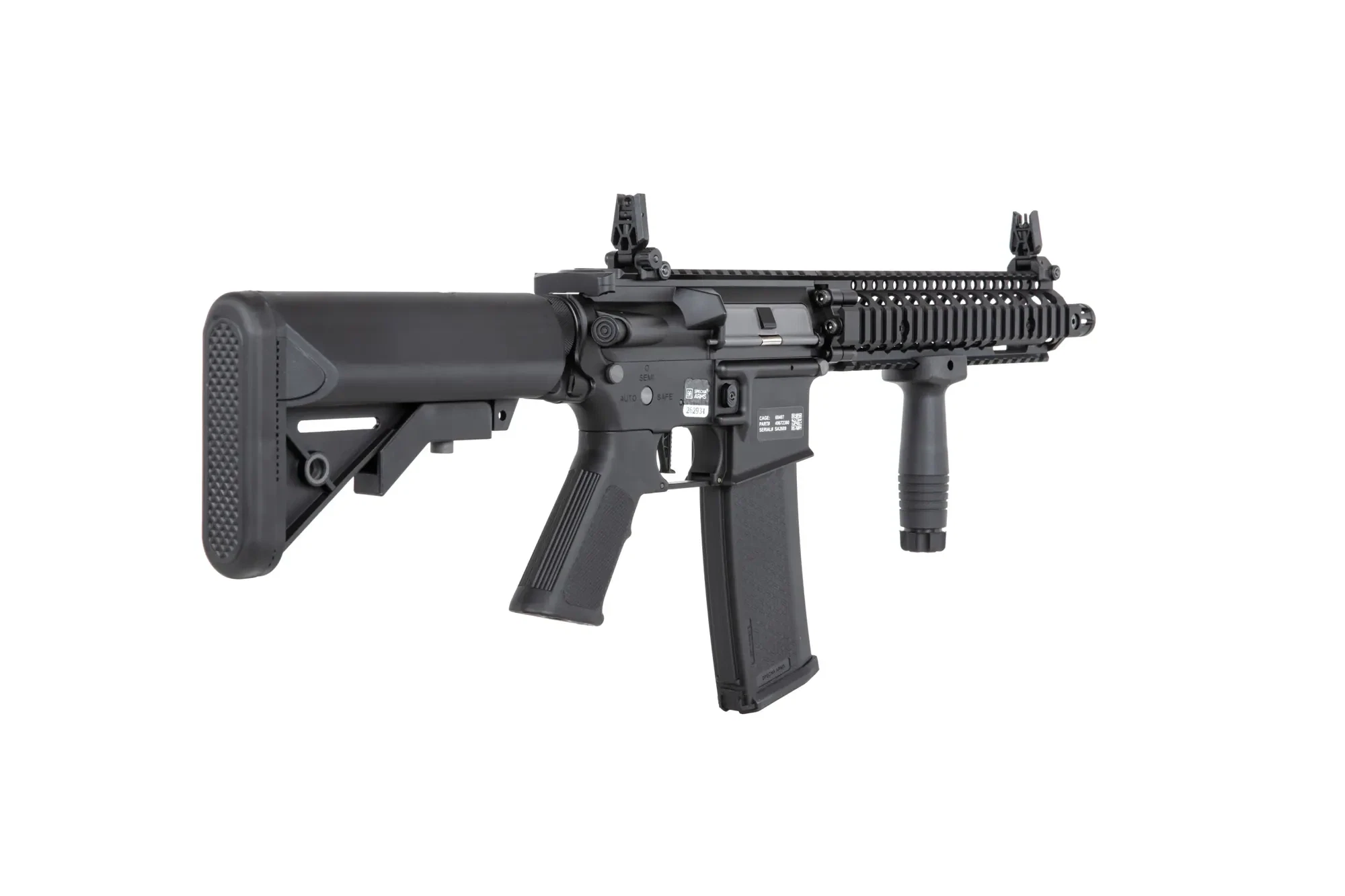 Specna Arms Daniel Defense MK18 SA-P19 Prime mit Gate Aster II Schwarz S-AEG - ab 18 Jahren
