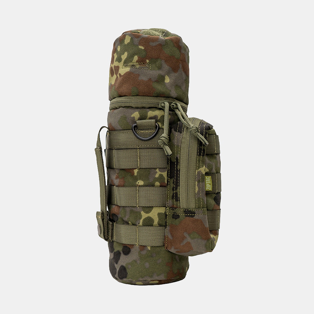 Zip Tac Bottle Pouch Medium flecktarn