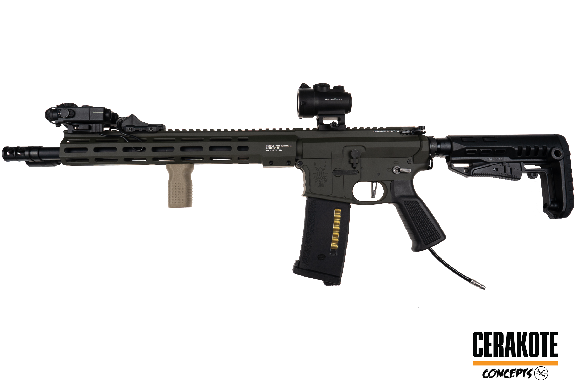 One of One Wolverine Airsoft MTW Tactical, 14" Cerakote Milspec Green  - ab 18 Jahren