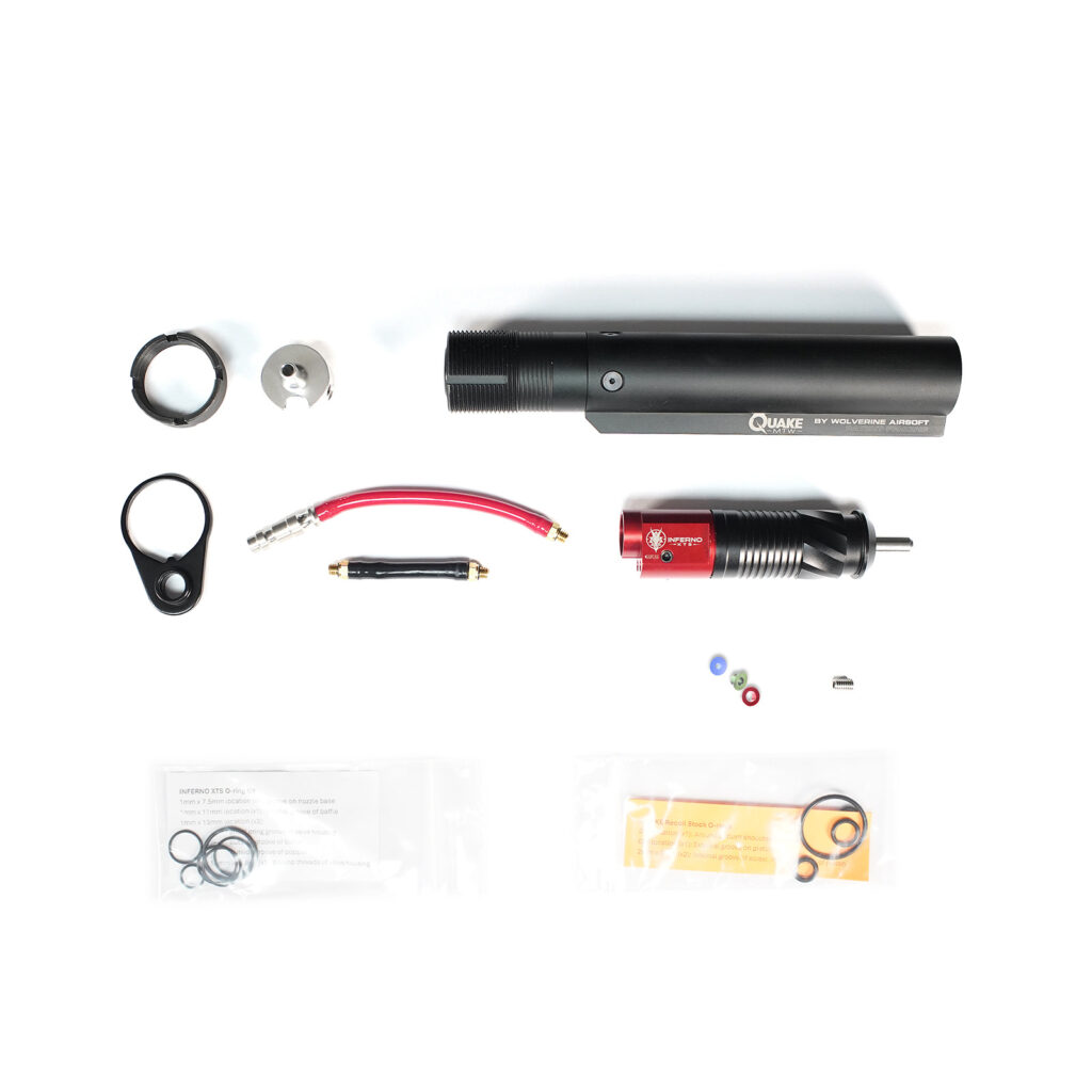 Wolverine Airsoft INFERNO XTS HPA Engine + QUAKE MTW Recoil Stock Upgrade Kit