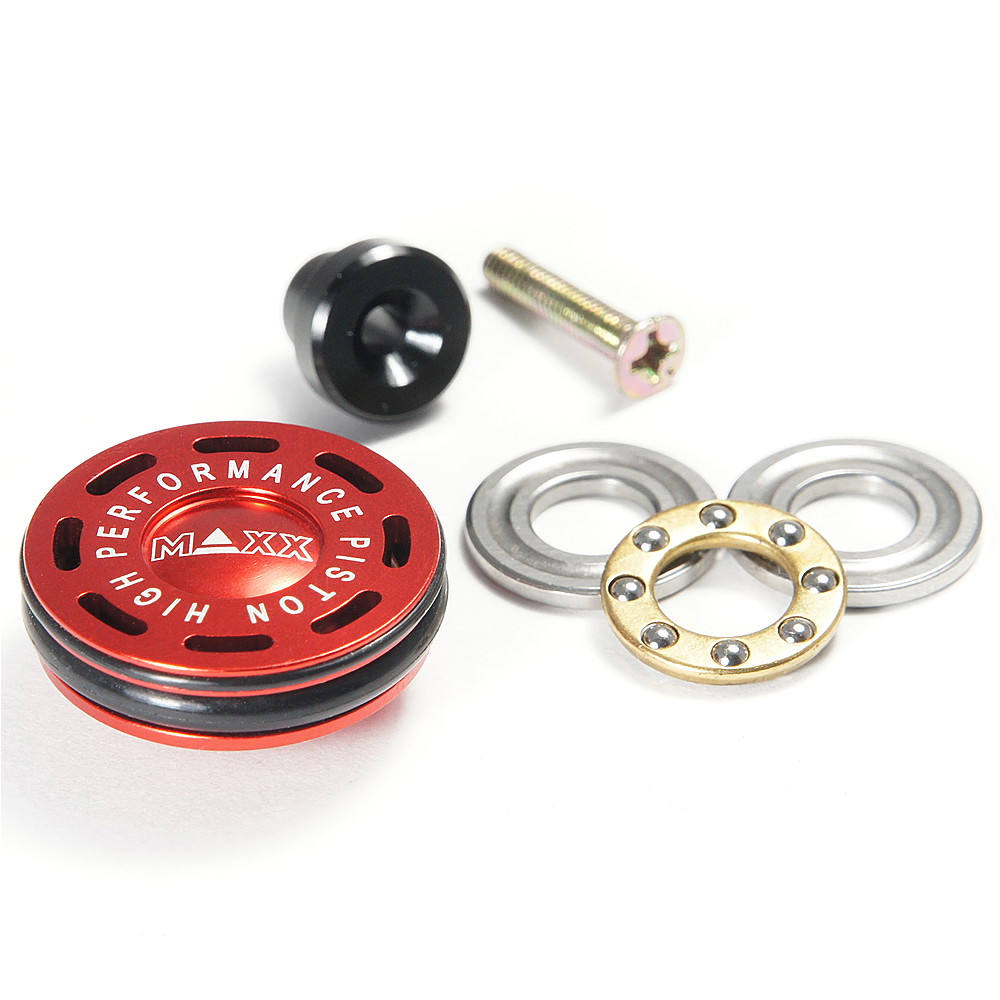 Maxx Model CNC Aluminium Double O-Ring Ball Bearing Piston Head für AEG