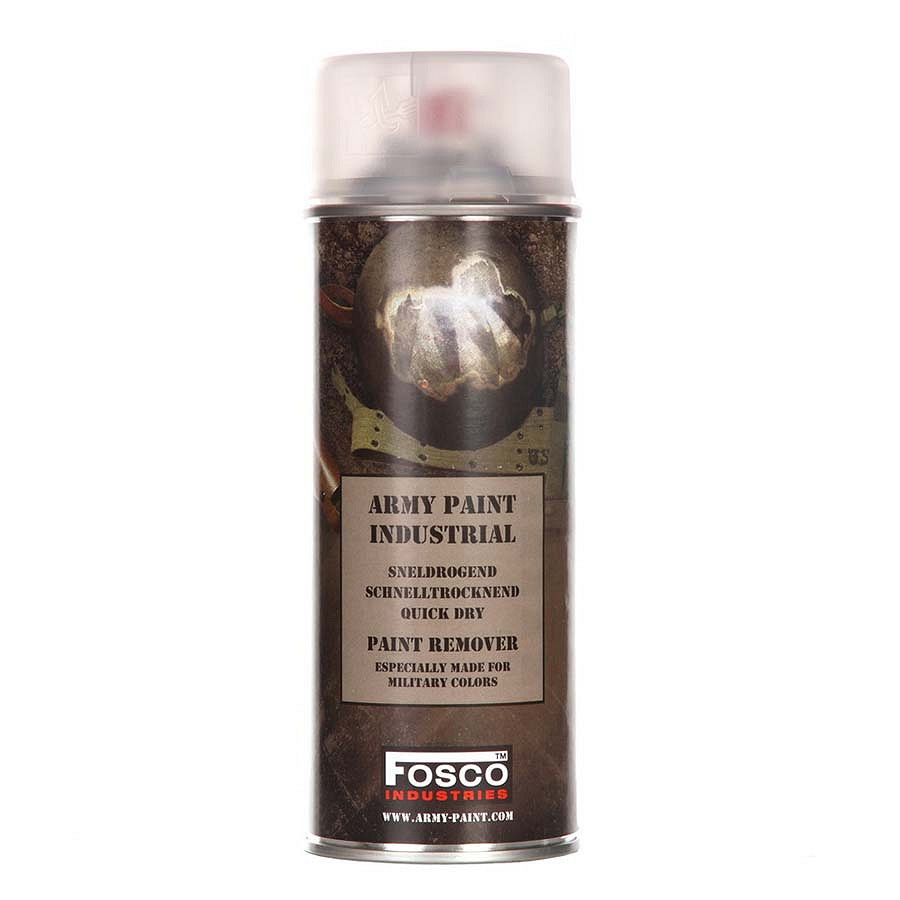 Sprühdose für Army Paint Industrial. Schnell trocknend, geeignet zum Farbentfernen auf Militärfahrzeugen.