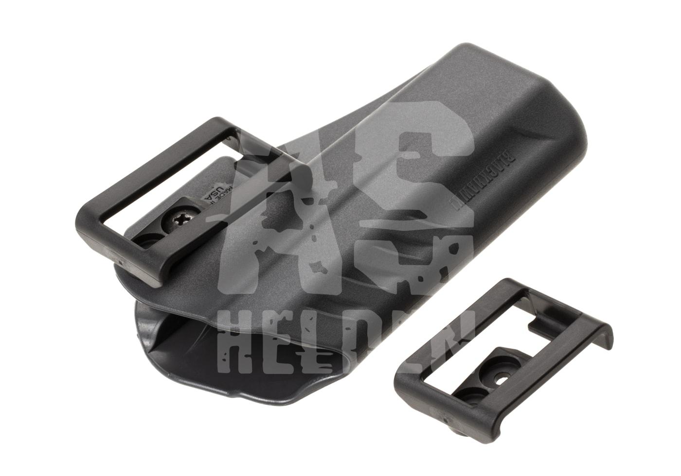 ARC IWB Holster für Glock 17/22/31 Schwarzes Holster aus Kunststoff mit Gürtelhalterung für Airsoft-Pistolen.