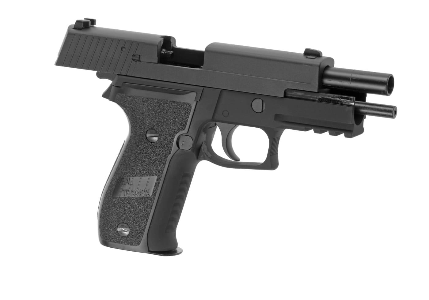 WE P226 Mk25 Navy Seals Full Metal black GBB