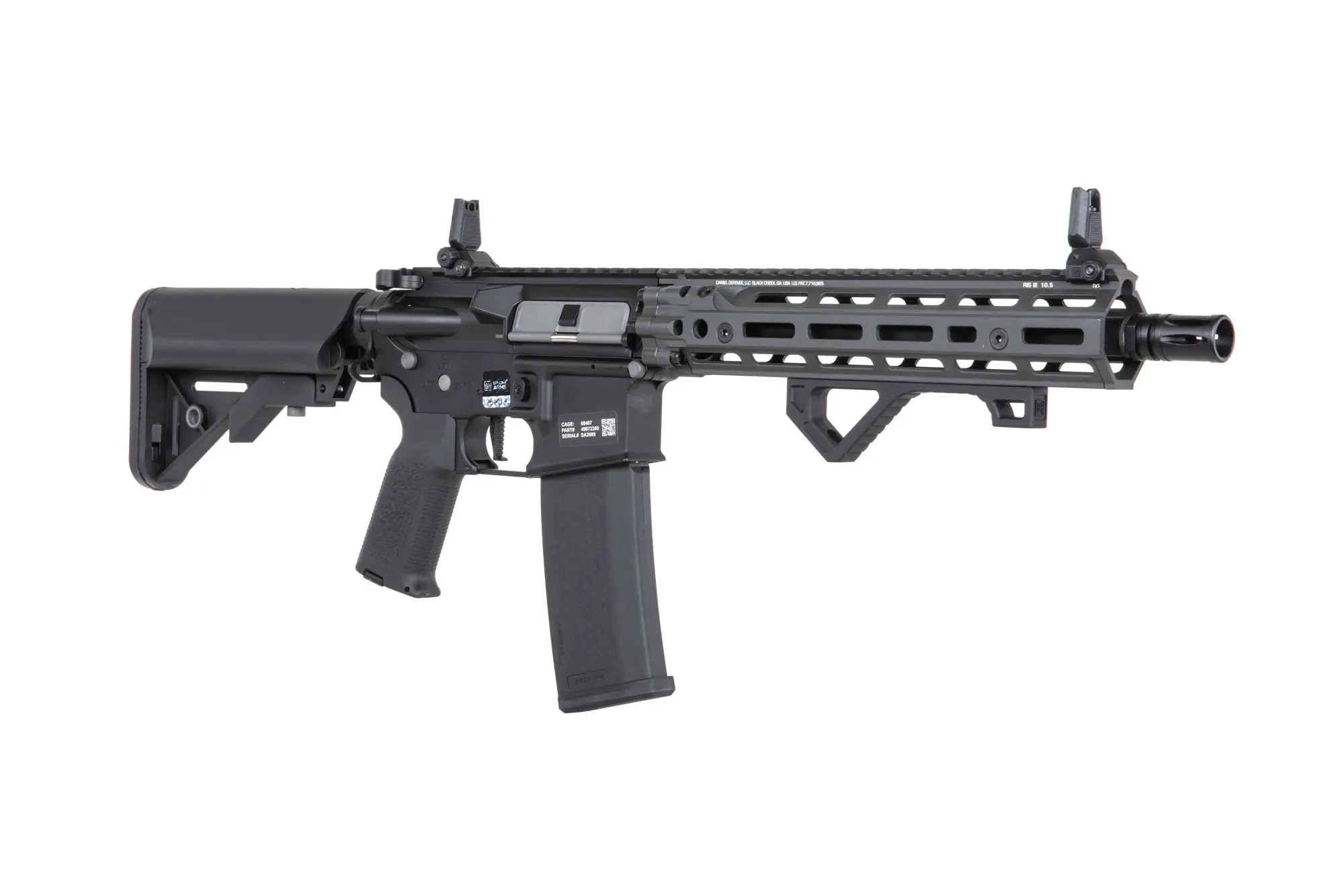 Specna Arms Daniel Defense RIS III SA-P27 Prime mit Gate Aster II Grau S-AEG - ab 18 Jahren